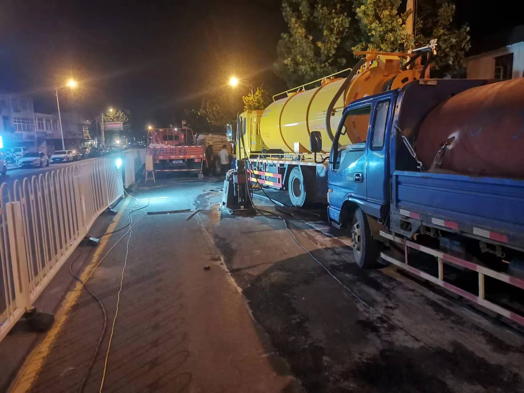 郊区路面压密注浆